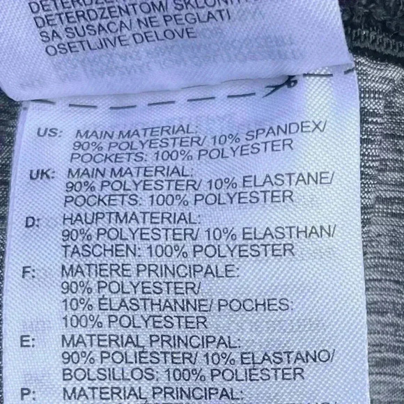 Adidas Gray Heathered V-Cut Elastic Waist Athletic Shorts Size M - Picture 10 of 10